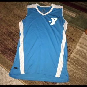 Blue volleyball jersey